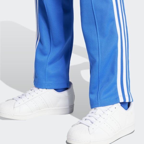 Adidas beckenbauer track pants white top