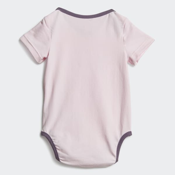 Ροζ Essentials Big Logo Bodysuit and Beanie Gift Set Kids