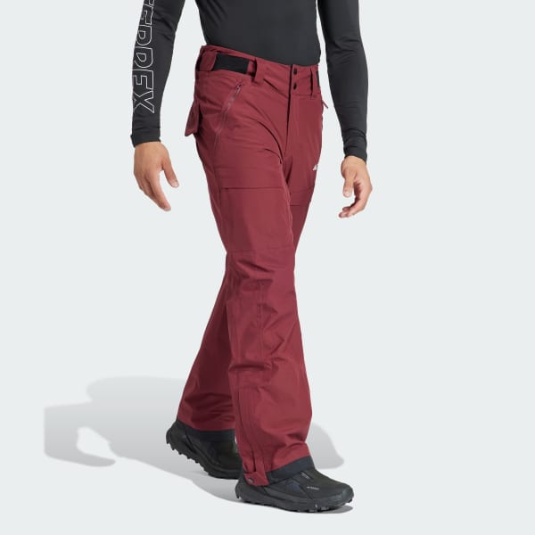 Burgundy Pants adidas 2L Terrex US - | | Skiing Xperior adidas Non-Insulated Men\'s