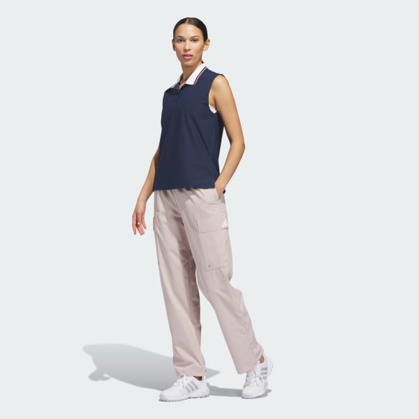 Azul Polo sin mangas Beyond The Course Twistknit