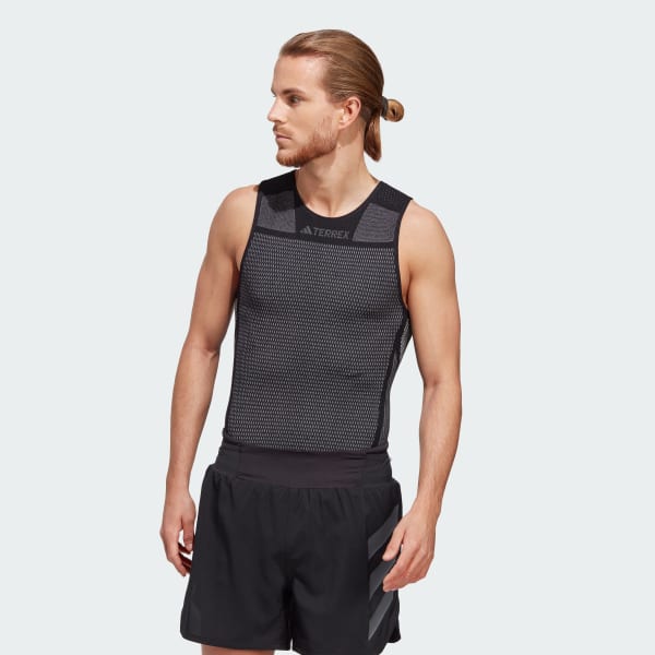 Sort Terrex DRYNAMO™ Sleeveless Baselayer Tank Top