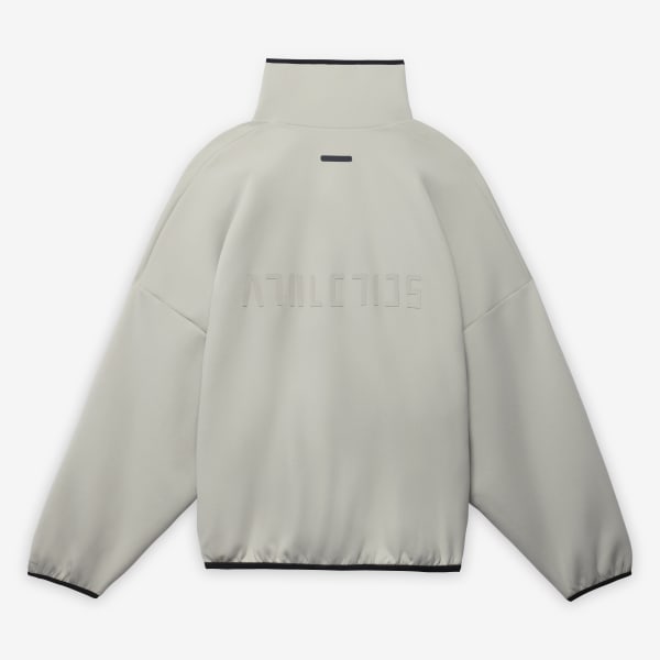 【人気！】adidas ベージュ ハーフジップ スウェットシャツ プレミアム エッセンシャルズ ハーフジッププルオーバー