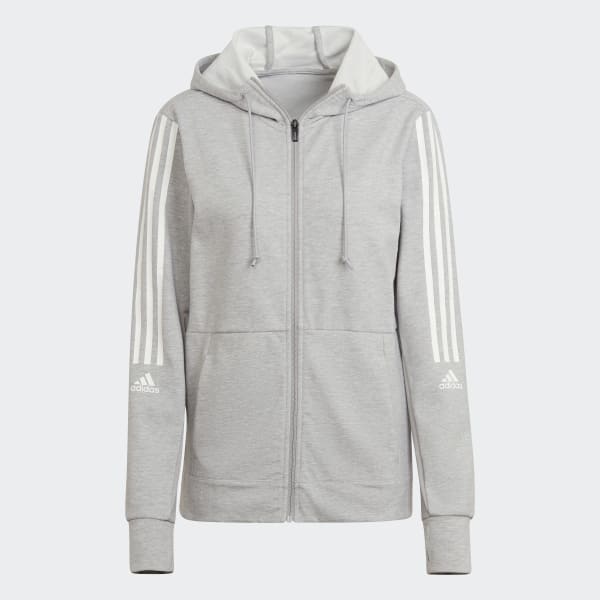 Gris Chaqueta con capucha AEROREADY Made for Training