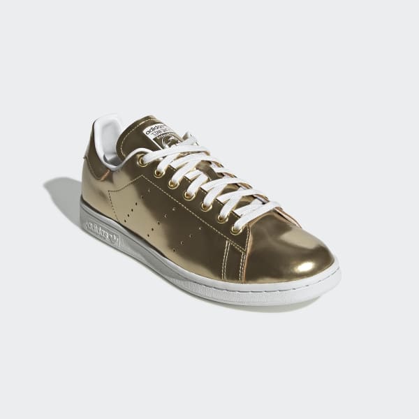 adidas stan smith gold shoes