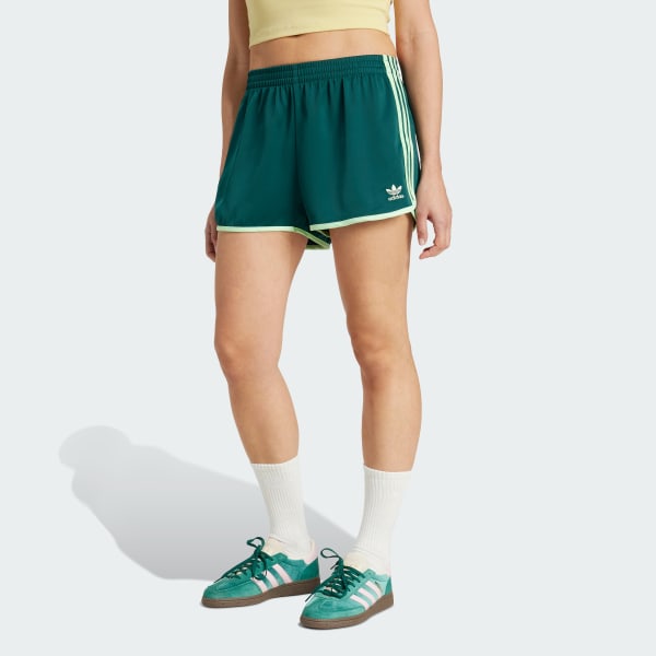 Grun Adicolor 3-Streifen Sprinter Shorts