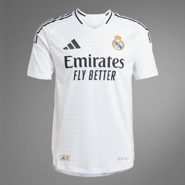 adidas Real Madrid 24/25 Home Authentic Jersey White Men's
