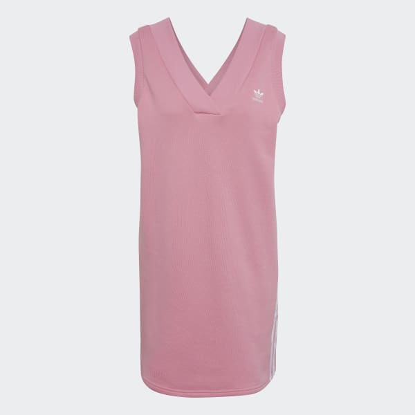 Rosa Vestido chaleco Adicolor Classics