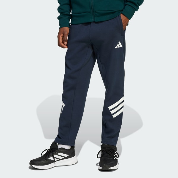 Niebieski Spodnie Future Icons 3-Stripes Ankle-Length Kids