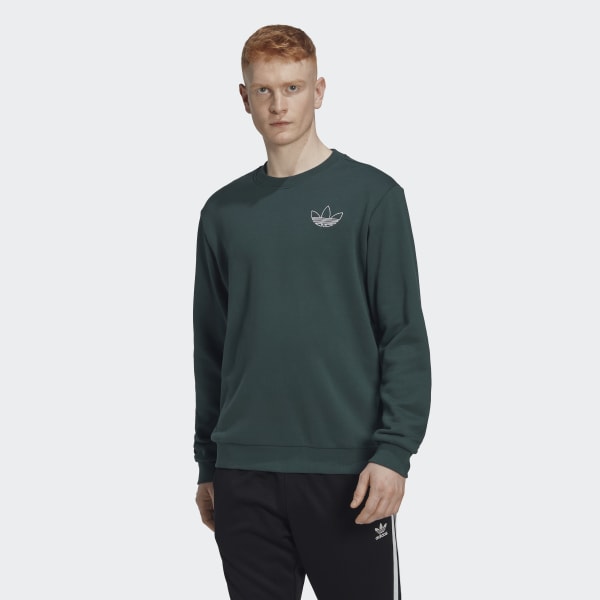 Green Trefoil Series Style Crew Sweatshirt VB528