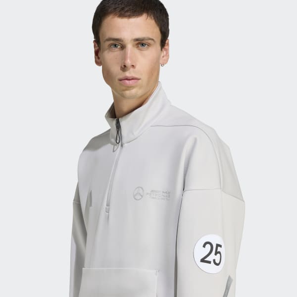 【Oblada】HELLO SWEAT adidas Mercedes - AMG Petronas Formula One Team Silver Arrows Half