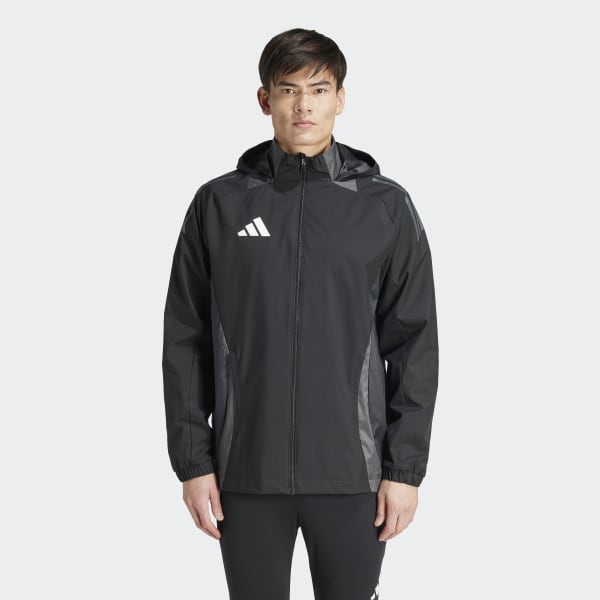 adidas Tiro 24 Competition All-Weather Jacket - Black | Free