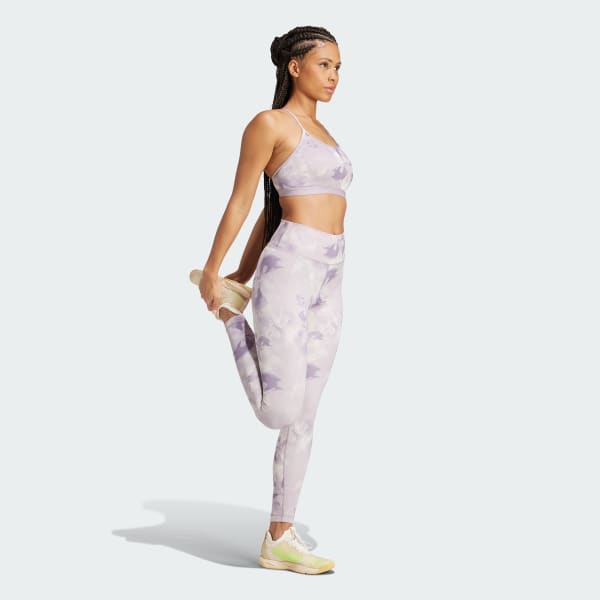 Rosa Mallas Train Essentials AOP Flower Tie-Dye Corte Alto
