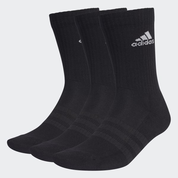 adidas Cushioned Crew Socken, 3 Paar - Schwarz | adidas Deutschland