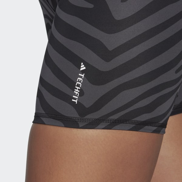 Multicolore Short taille haute Hyperglam Techfit Zebra DKD79
