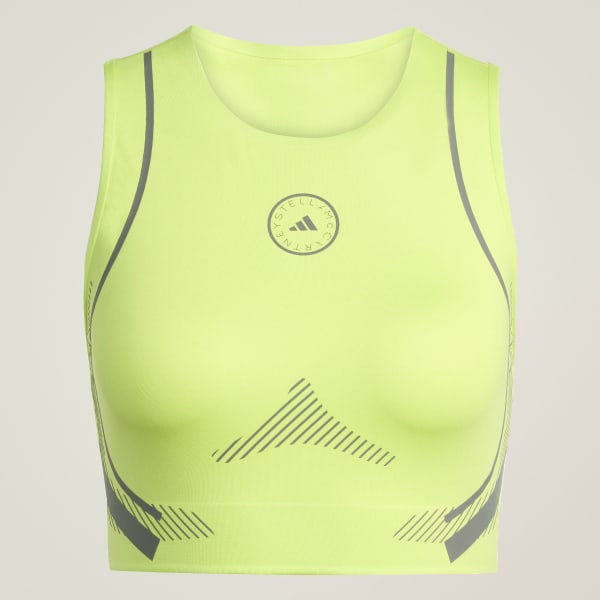 Green adidas by Stella McCartney TruePace Running Crop Top