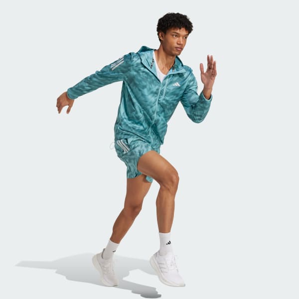 Turquesa Shorts con estampado integral Own The Run