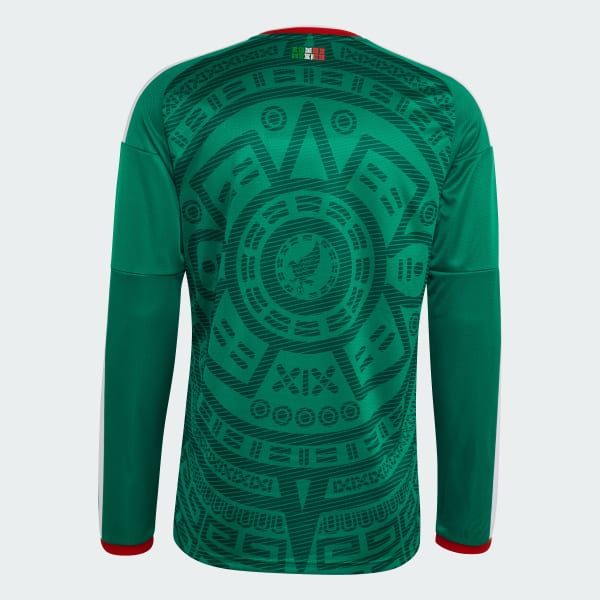 Verde Maglia Home Messico 26 a maniche lunghe