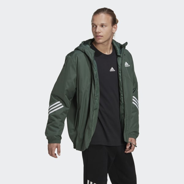 Grun Back to Sport Hooded Jacke