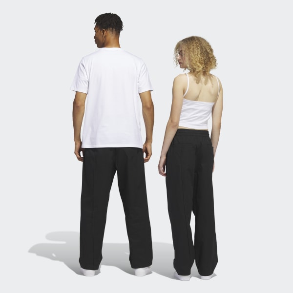 Preto Calça Pintuck (Gênero Neutro)