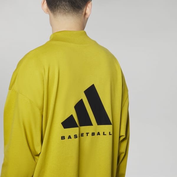 adidas Basketball Long Sleeve Tee Green adidas Thailand