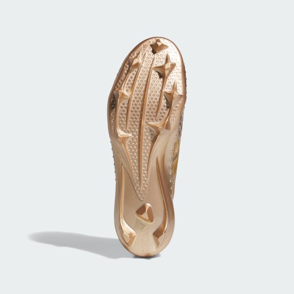 Orange Adizero Electric II Coins American Football Cleats