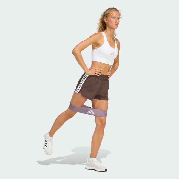 Brown Pacer Workout Woven High Rise Shorts