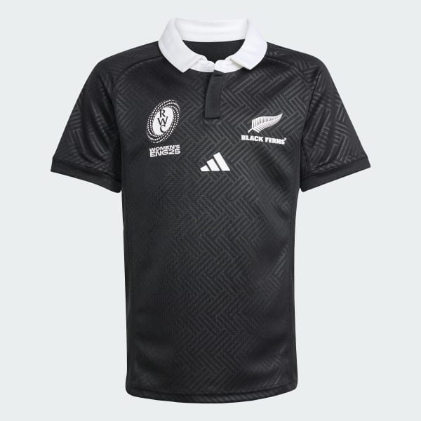 Black Black Ferns Home Jersey Kids