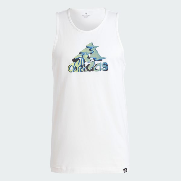 Branco Regata Augmented adidas Sportswear