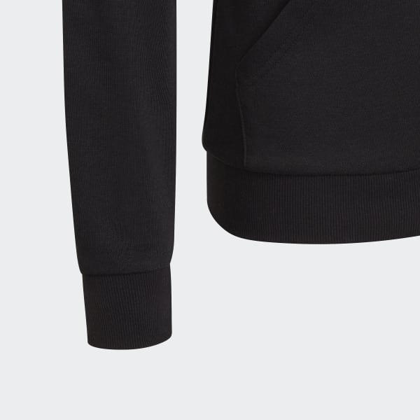 Siyah adidas Essentials Kapüşonlu Üst IZK14