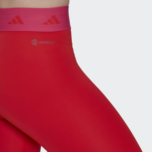 Red Techfit 7/8 Tights CK653