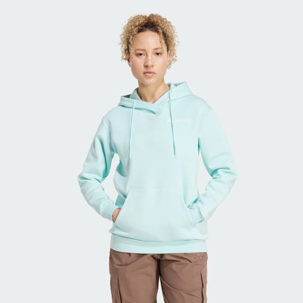 Turquesa Sudadera con Gorro Terrex Multi Logo Pequeño