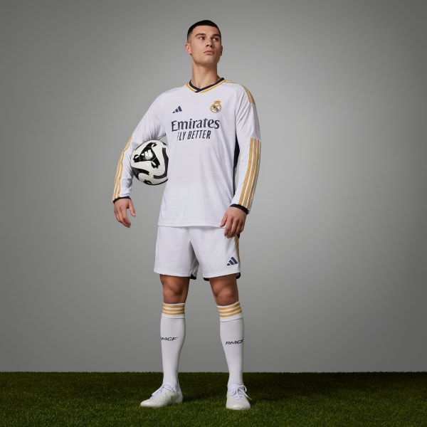 Adidas Real Madrid 23/24 Long Sleeve T-Shirt Home White XL