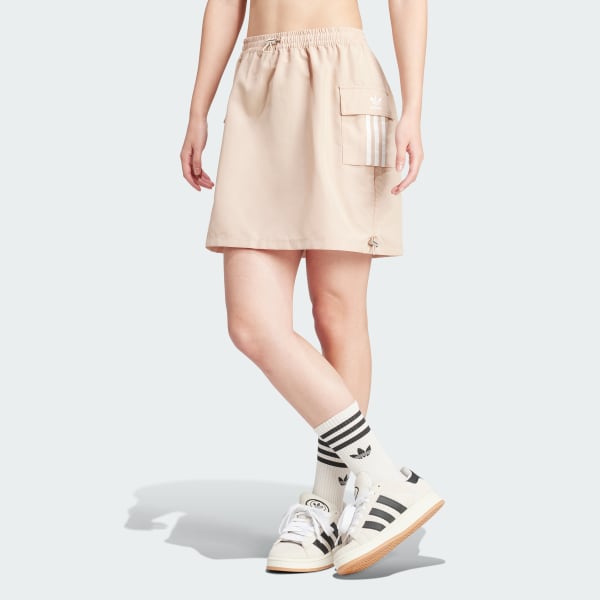 Bezowy Spódnica Short Cargo