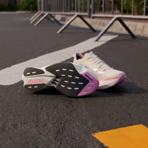 White ADIZERO ADIOS PRO 3 Shoes