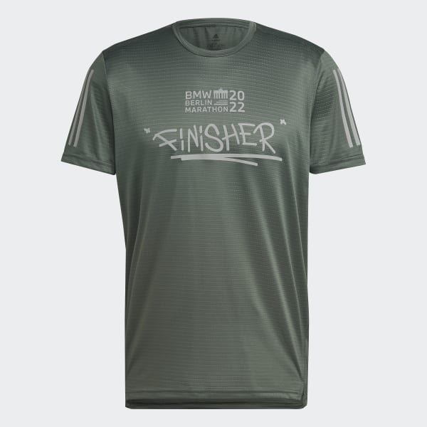 Gronn Berlin Marathon 2022 T-skjorte