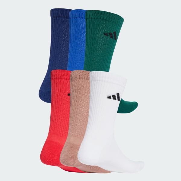 Bleu Chaussettes matelassées mi-mollet (6 paires)