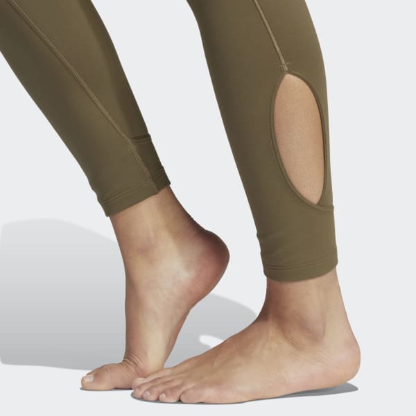 Zielony Yoga Studio Wrapped 7/8 Leggings