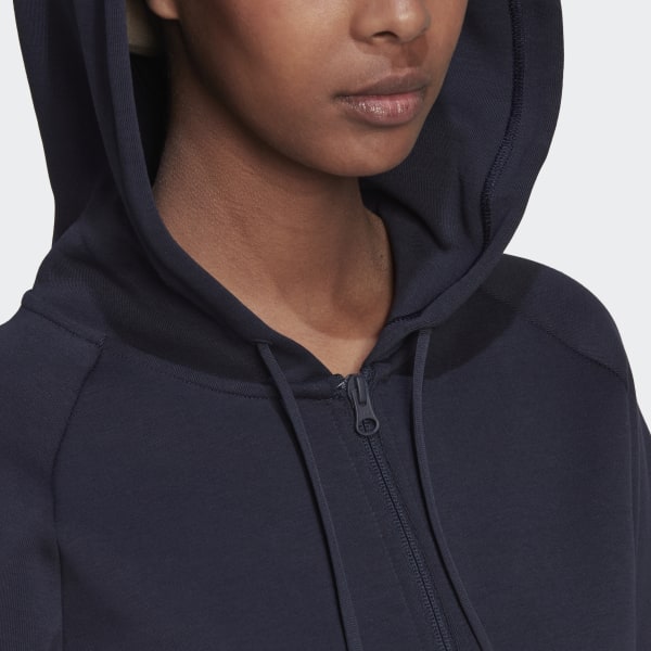 Azul Chaqueta con capucha adidas Sportswear Future Icons 3 bandas V0687