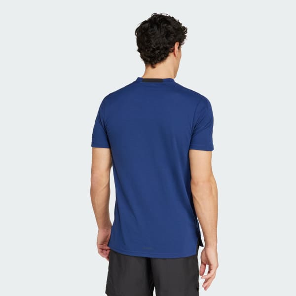 Azul Polera AEROREADY Designed for Training Logo Graphic