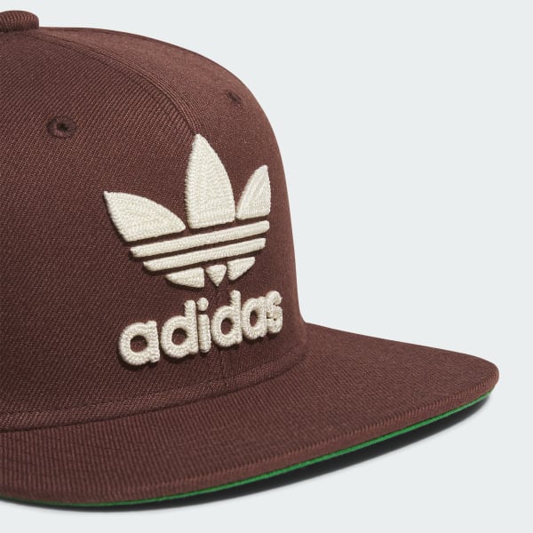 adidas Originals Trefoil Chain Snapback Hat - Brown | Free