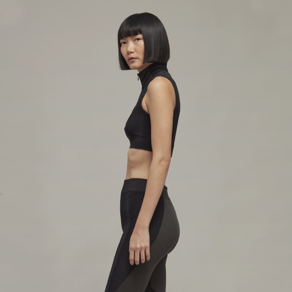 cierna Y-3 Classic Seamless Knit Sport (skrátený) SF410