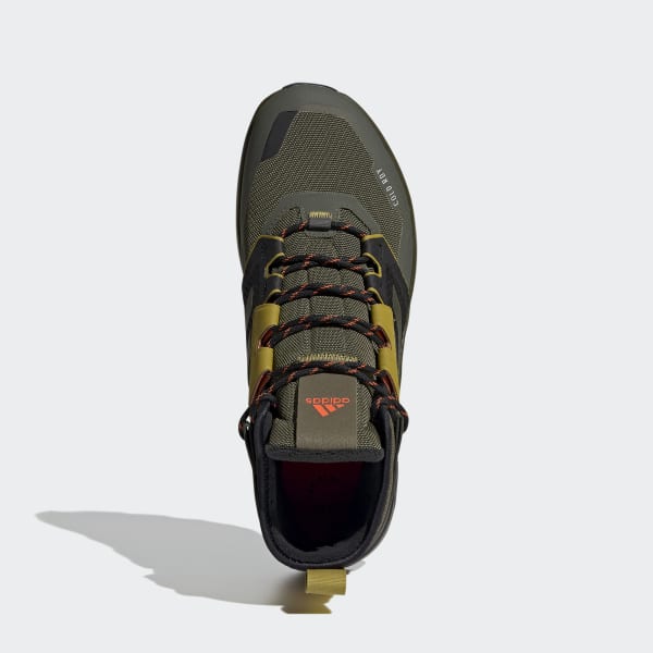 Green Terrex Trailmaker Mid COLD.RDY Hiking Boots