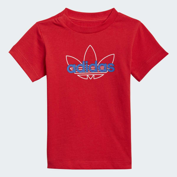 Czerwony adidas SPRT Collection Graphic Tee