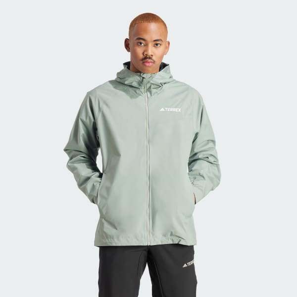 adidas Áo Khoác Terrex Multi 2L màu xanh lá adidas