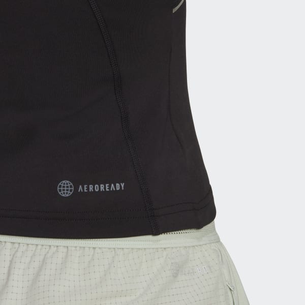 Czerń HIIT 45 Seconds Fitted Tank Top VM437