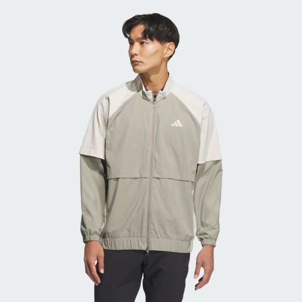【新品未使用】アディダス　ゴルフジャケット フルジップ メンズ2XL adidas アディダス ゴルフジャケット メンズ ゴルフウェア GOLF