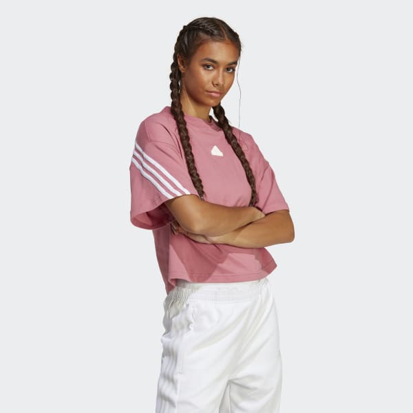 adidas Future Icons 3-Stripes Tee - Pink | Women's Lifestyle | adidas US