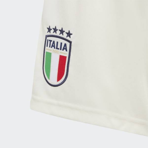 White Italy 23 Away Shorts