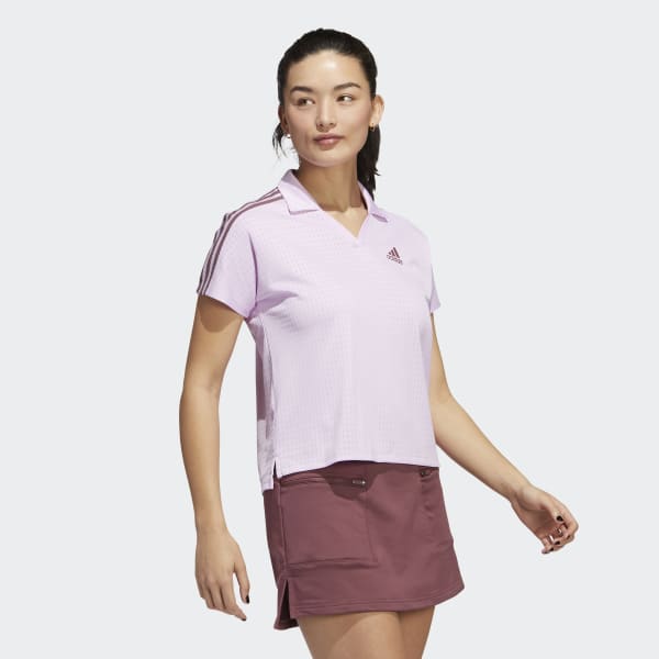 Lila 3-Streifen Poloshirt