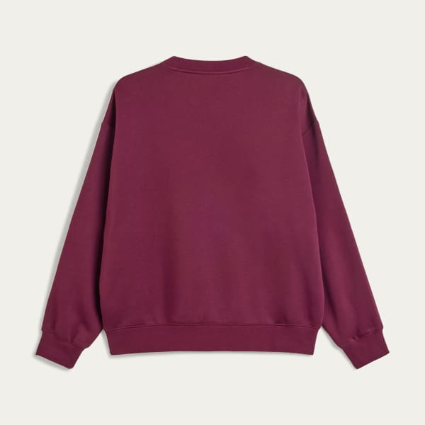 adidas x Sporty & Rich Sweatshirt - Burgundy | Free Shipping